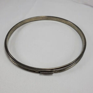 Vintage Gibbs 7" Metal Embroidery Hoop Spring Tension Cork Lined Marked